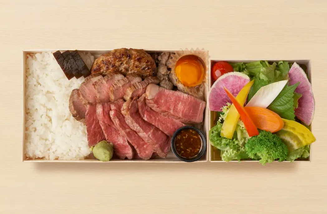 【肉のお弁当 壱虎】壱虎 国産牛サーロイン＆黒毛和牛カルビ弁当